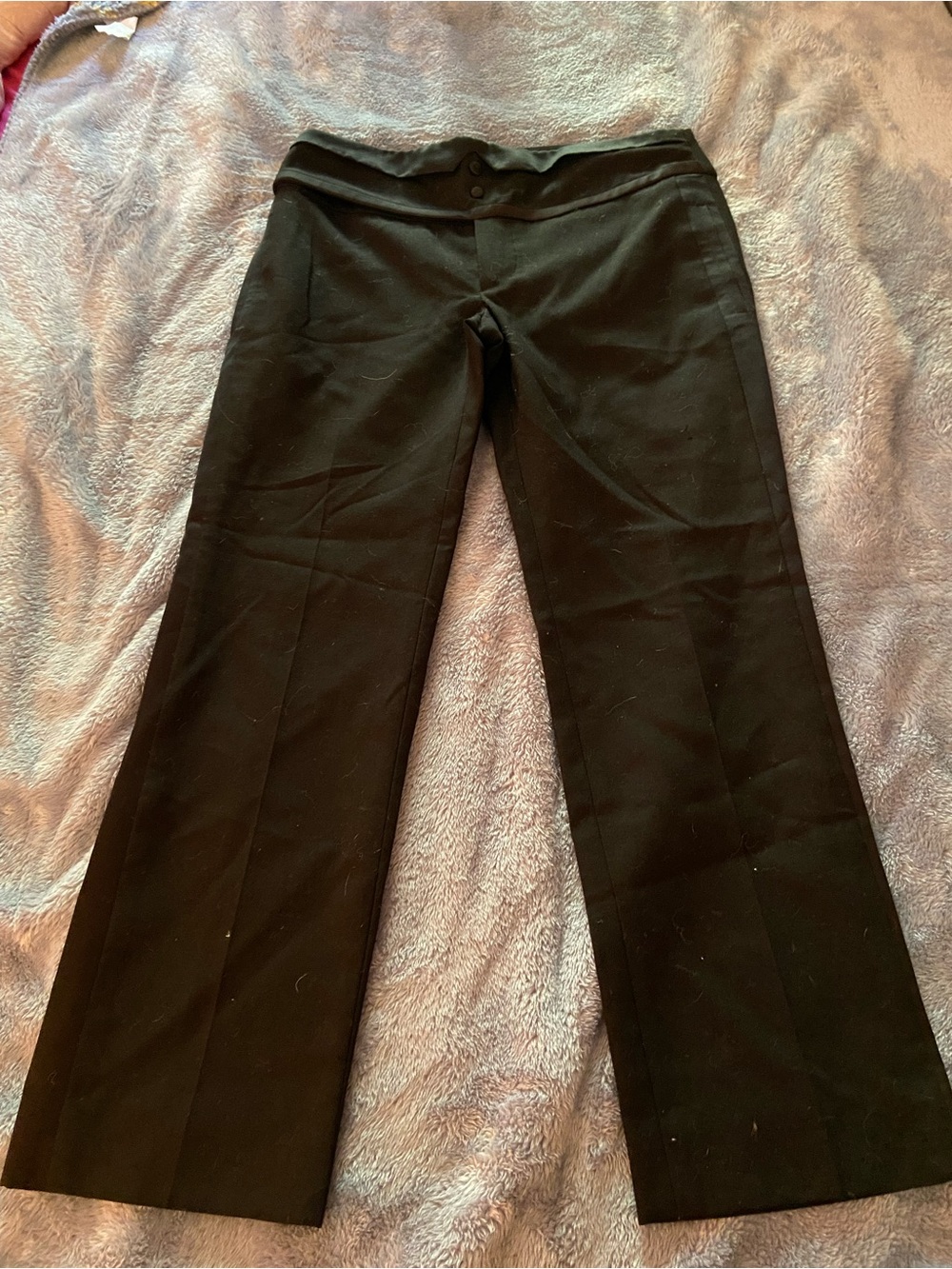 Marc Jacobs Black Tuxedo Wide-Leg Trousers
